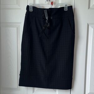 Emporio Armani Black Pencil Skirt EUC M